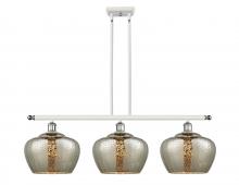 Innovations Lighting 516-3I-WPC-G96-L-LED - Fenton - 3 Light - 38 inch - White Polished Chrome - Cord hung - Island Light