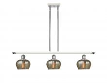 Innovations Lighting 516-3I-WPC-G96-LED - Fenton - 3 Light - 36 inch - White Polished Chrome - Cord hung - Island Light