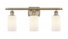 Innovations Lighting 516-3W-AB-G801-LED - Clymer - 3 Light - 24 inch - Antique Brass - Bath Vanity Light