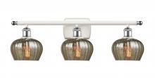 Innovations Lighting 516-3W-WPC-G96 - Fenton - 3 Light - 27 inch - White Polished Chrome - Bath Vanity Light