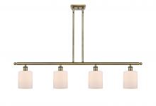 Innovations Lighting 516-4I-AB-G111-LED - Cobbleskill - 4 Light - 48 inch - Antique Brass - Cord hung - Island Light