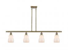 Innovations Lighting 516-4I-AB-G391 - Ellery - 4 Light - 48 inch - Antique Brass - Cord hung - Island Light