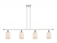 Innovations Lighting 516-4I-WPC-G341-LED - Hadley - 4 Light - 48 inch - White Polished Chrome - Cord hung - Island Light