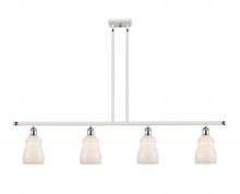 Innovations Lighting 516-4I-WPC-G391 - Ellery - 4 Light - 48 inch - White Polished Chrome - Cord hung - Island Light