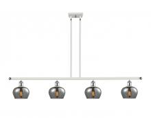 Innovations Lighting 516-4I-WPC-G93 - Fenton - 4 Light - 48 inch - White Polished Chrome - Cord hung - Island Light