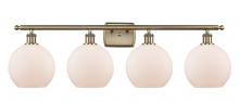 Innovations Lighting 516-4W-AB-G121-LED - Athens - 4 Light - 38 inch - Antique Brass - Bath Vanity Light