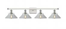 Innovations Lighting 516-4W-WPC-G132-LED - Orwell - 4 Light - 38 inch - White Polished Chrome - Bath Vanity Light