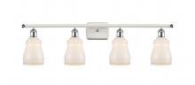 Innovations Lighting 516-4W-WPC-G391 - Ellery - 4 Light - 35 inch - White Polished Chrome - Bath Vanity Light