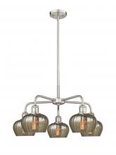 Innovations Lighting 516-5CR-SN-G96 - Fenton - 5 Light - 25 inch - Satin Nickel - Chandelier