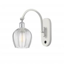 Innovations Lighting 518-1W-WPC-G462-6-LED - Norfolk - 1 Light - 6 inch - White Polished Chrome - Sconce