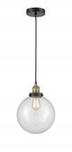 Innovations Lighting 616-1PH-BAB-G202-10 - Beacon - 1 Light - 10 inch - Black Antique Brass - Cord hung - Mini Pendant