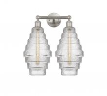 Innovations Lighting 616-2W-SN-G672-8 - Cascade - 2 Light - 17 inch - Satin Nickel - Bath Vanity Light