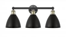 Innovations Lighting 616-3W-BAB-MBD-75-BK - Bristol - 3 Light - 26 inch - Black Antique Brass - Bath Vanity Light