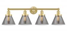 Innovations Lighting 616-4W-SG-G43 - Cone - 4 Light - 35 inch - Satin Gold - Bath Vanity Light