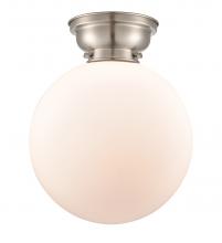 Innovations Lighting 623-1F-SN-G201-12-LED - Beacon - 1 Light - 12 inch - Brushed Satin Nickel - Flush Mount