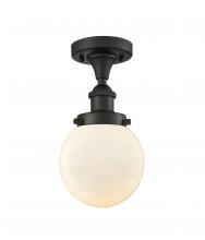 Innovations Lighting 916-1C-OB-G201-6 - Beacon - 1 Light - 6 inch - Oil Rubbed Bronze - Semi-Flush Mount