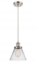 Innovations Lighting 916-1P-SN-G42-LED - Cone - 1 Light - 8 inch - Brushed Satin Nickel - Cord hung - Mini Pendant