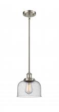 Innovations Lighting 916-1S-SN-G74-LED - Bell - 1 Light - 8 inch - Brushed Satin Nickel - Mini Pendant