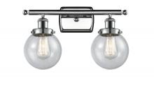 Innovations Lighting 916-2W-PC-G204-6-LED - Beacon - 2 Light - 16 inch - Polished Chrome - Bath Vanity Light