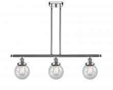 Innovations Lighting 916-3I-PC-G204-6 - Beacon - 3 Light - 36 inch - Polished Chrome - Stem Hung - Island Light