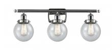 Innovations Lighting 916-3W-PC-G204-6 - Beacon - 3 Light - 26 inch - Polished Chrome - Bath Vanity Light