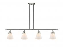 Innovations Lighting 916-4I-SN-G61-LED - Cone - 4 Light - 48 inch - Brushed Satin Nickel - Stem Hung - Island Light