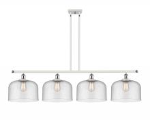 Innovations Lighting 916-4I-WPC-G74-L - Bell - 4 Light - 48 inch - White Polished Chrome - Stem Hung - Island Light