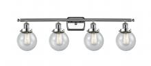 Innovations Lighting 916-4W-PC-G204-6 - Beacon - 4 Light - 36 inch - Polished Chrome - Bath Vanity Light