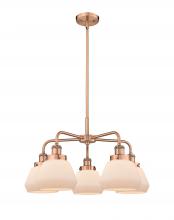 Innovations Lighting 916-5CR-AC-G171 - Fulton - 5 Light - 26 inch - Antique Copper - Chandelier