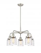 Innovations Lighting 916-5CR-SN-G513 - Bell - 5 Light - 24 inch - Satin Nickel - Chandelier