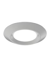 Generation-Seagull 14520S-849 - 6in Traverse Lyte Round T24 3000K 90CRI Satin Nickel