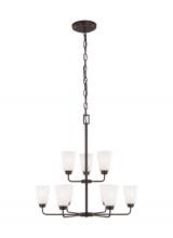 Generation-Seagull 3115209-710 - Nine Light Chandelier