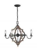 Generation-Seagull 3124904-846 - Four Light Chandelier