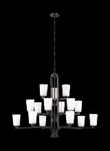 Generation-Seagull 3128915-710 - Franport Fifteen Light Chandelier