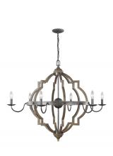 Generation-Seagull 3224906-846 - Six Light Chandelier