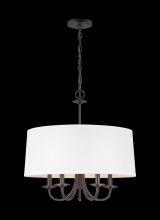 Generation-Seagull 3320205-710 - Five Light Shade Chandelier