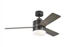 Generation-Seagull 3ERAR44AGPD - Era 44" Dimmable LED Indoor/Outdoor Aged Pewter Ceiling Fan with Light Kit, Remote Control and M