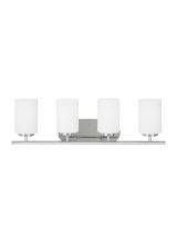 Generation-Seagull 41163EN3-05 - Four Light Wall / Bath