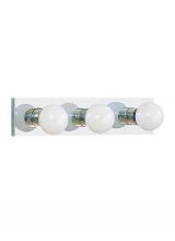 Generation-Seagull 4737-05 - Center Stage traditional 3-light indoor dimmable bath vanity wall sconce in chrome silver finish