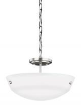 Generation-Seagull 7715202-962 - Two Light Semi-Flush Convertible Pendant