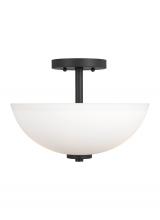 Generation-Seagull 77160-112 - Two Light Semi-Flush Convertible Pendant