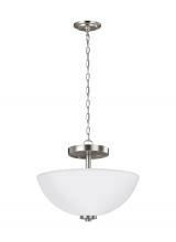 Generation-Seagull 77160-962 - Two Light Semi-Flush Convertible Pendant