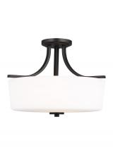 Generation-Seagull 7728803-112 - Three Light Semi-Flush Mount