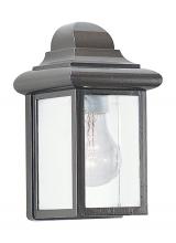 Generation-Seagull 8588-10 - Mullberry Hill traditional 1-light outdoor exterior wall lantern sconce in bronze finish with clear