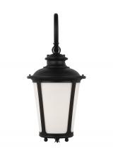 Generation-Seagull 88243-12 - Cape May traditional 1-light outdoor exterior extra large 30'' tall wall lantern sconce in b