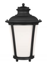 Generation-Seagull 88244-12 - Cape May traditional 1-light outdoor exterior extra large 20'' tall wall lantern sconce in b