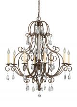 Generation-Seagull F2303/8MBZ - Medium Chandelier