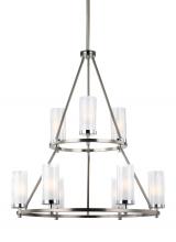 Generation-Seagull F2987/9SN/CH - Two-Tier Chandelier