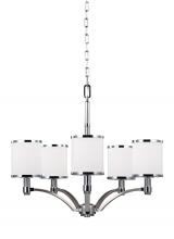 Generation-Seagull F3084/5SN/CH - Medium Chandelier