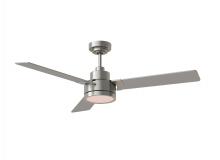 Generation-Seagull 3JVR52BSD - Jovie 52" Indoor/OutdoorDimmable Integrated LED Brushed Steel Ceiling Fan with Light Kit Wall Co